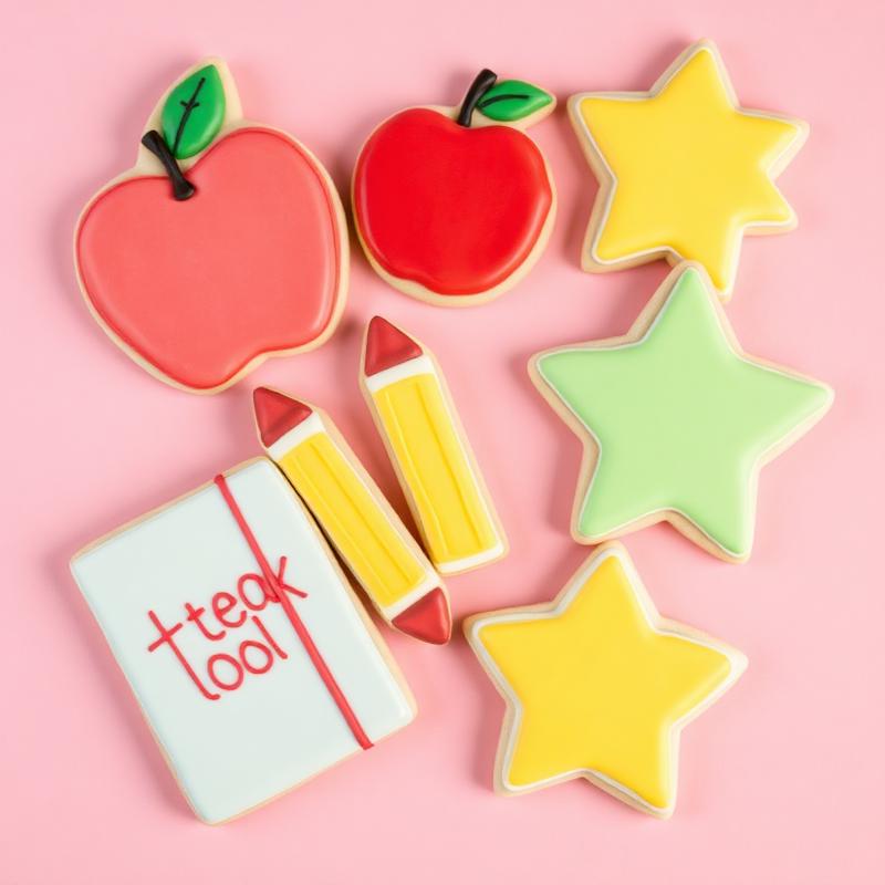 Custom teacher appreciation cookies with personalized thank-you designs in Sunnyvale California