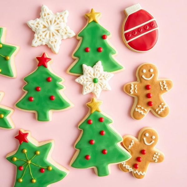 Custom holiday cookies with personalized seasonal designs in Sunnyvale California